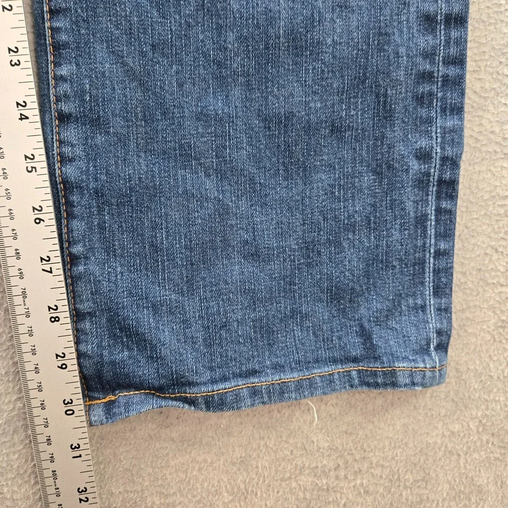 AG Adriano Goldschmied Men Jeans 38x34 Blue Denim Straight Mid‎ Rise